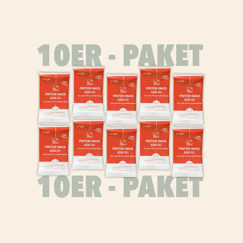 10er-Paket Proteinsnack Asia Bio