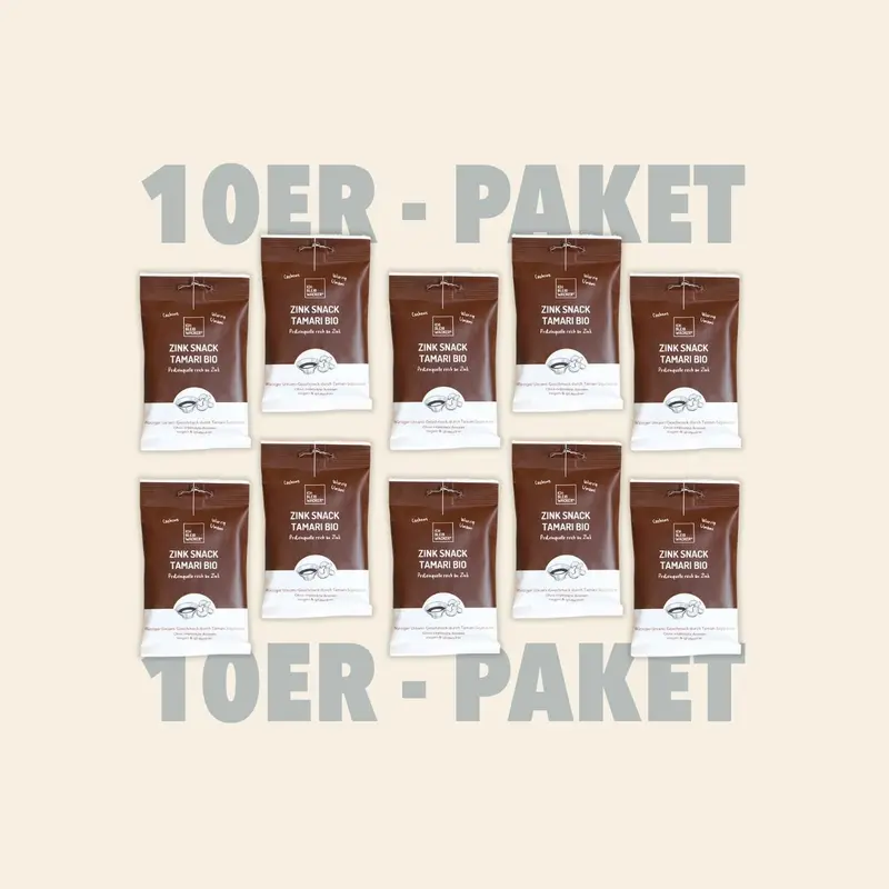10er-Paket Zink Snack Tamari Bio