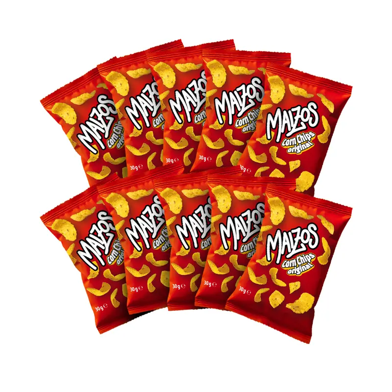 10x Maizos Corn Chips Original, Maischips im Originalgeschmack von 30g