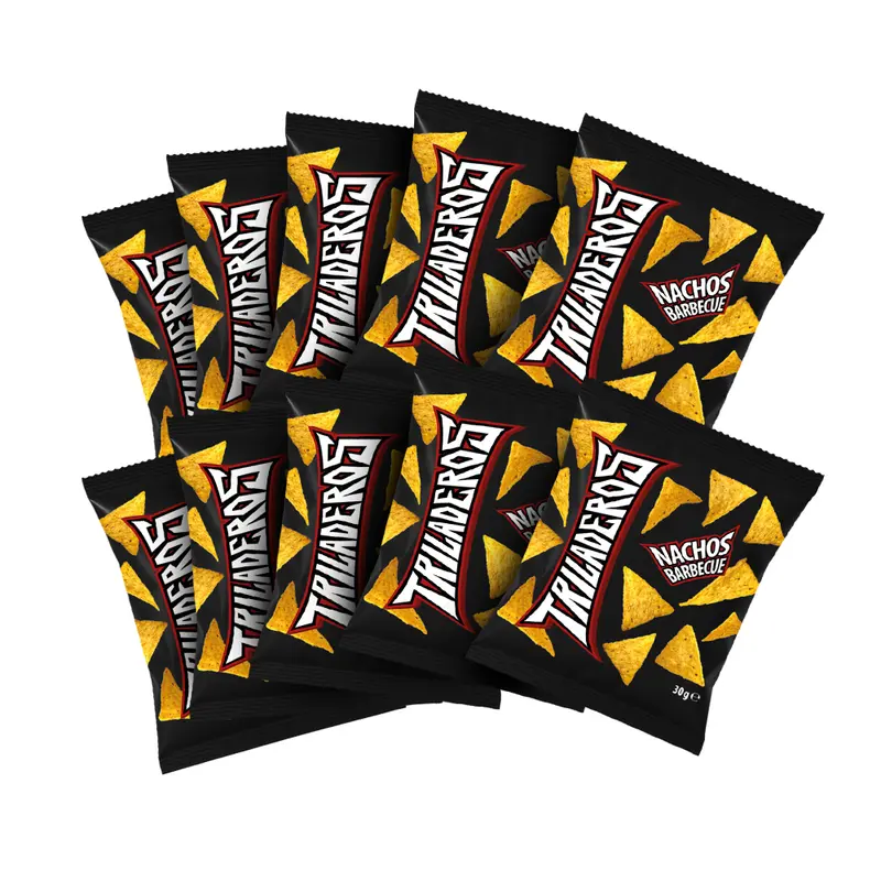 10x Triladeros Nachos BBQ, Barbecue-Nachos à 30g