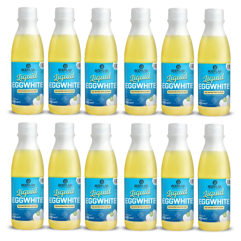 12 x Liquid EGGWHITE - 100% natural (je 970ml)