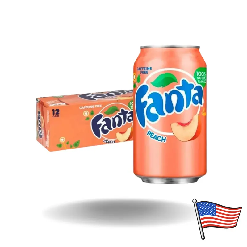 12er Pack Fanta Peach USA 355ml