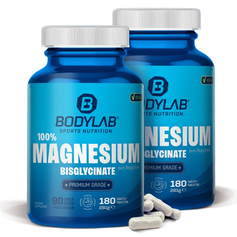 2 x 100% Magnesium Bisglycinate (180 Tabletten)