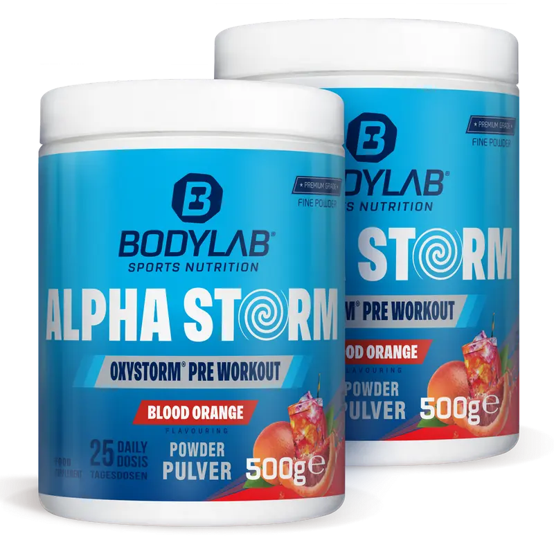 2 x Alpha Storm - OXYSTORM® Pre Workout Blood Orange (je 500g)
