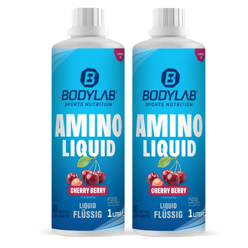 2 x Amino Liquid Cherry Berry (1000ml)