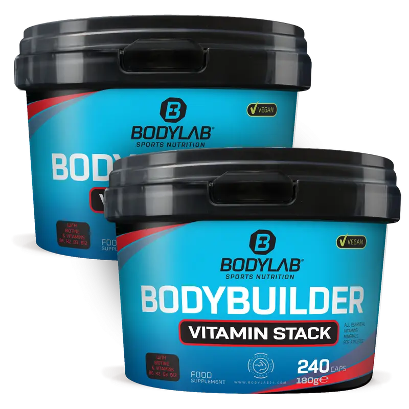 2 x Bodybuilder Vitamin Stack (je 240 Kapseln)