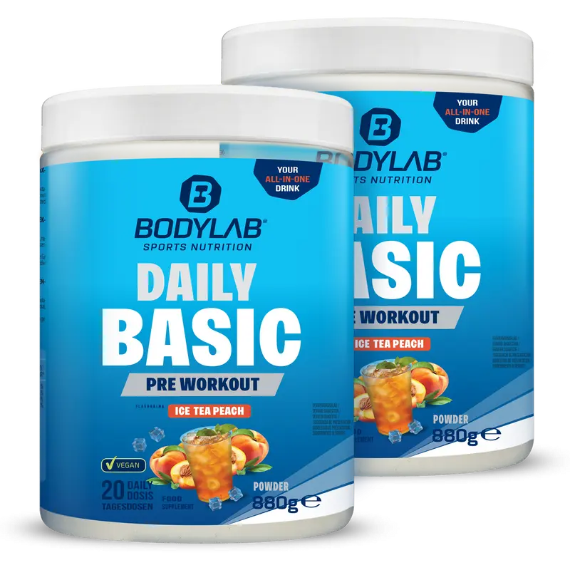 2 x Daily Basic Powder Ice Tea Peach (je 880g)