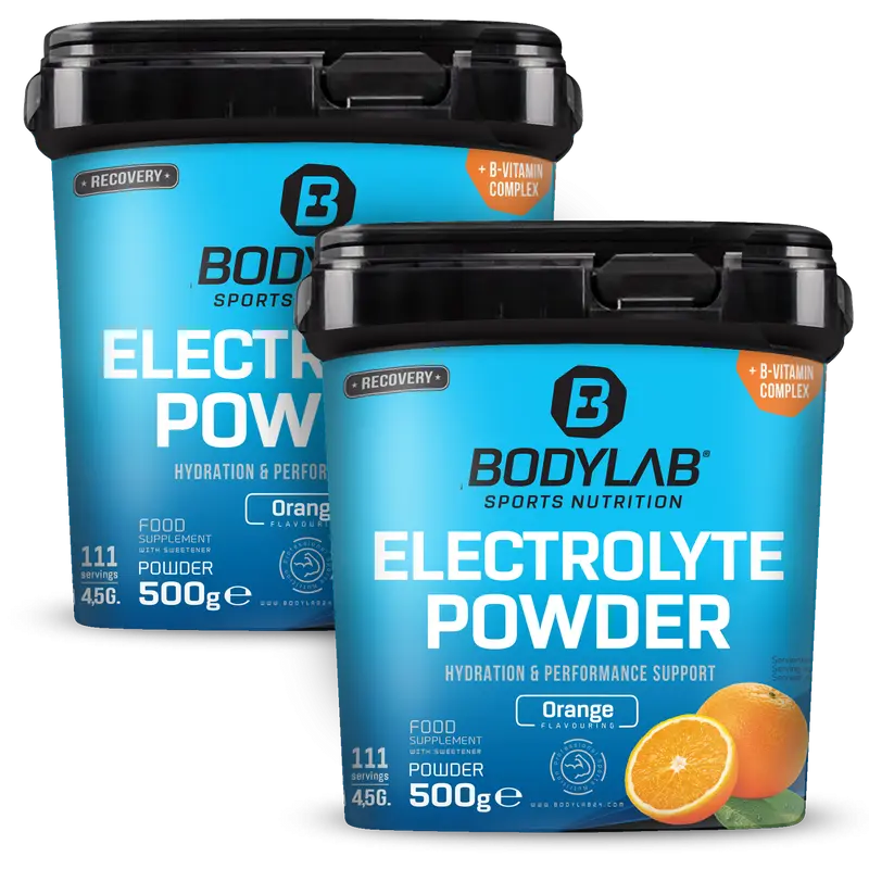 2 x Electrolyte Powder (2 x 500g) - Orange Flavouring