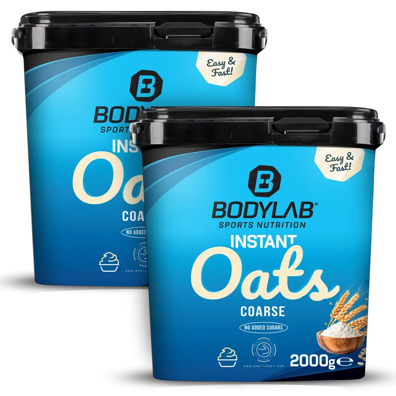 2 x Instant Oats coarse (grob gemahlen) (je 2000g)