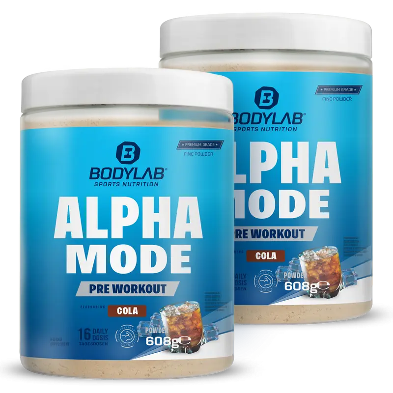 2 x Pre Workout Alpha Mode Cola (je 608g)
