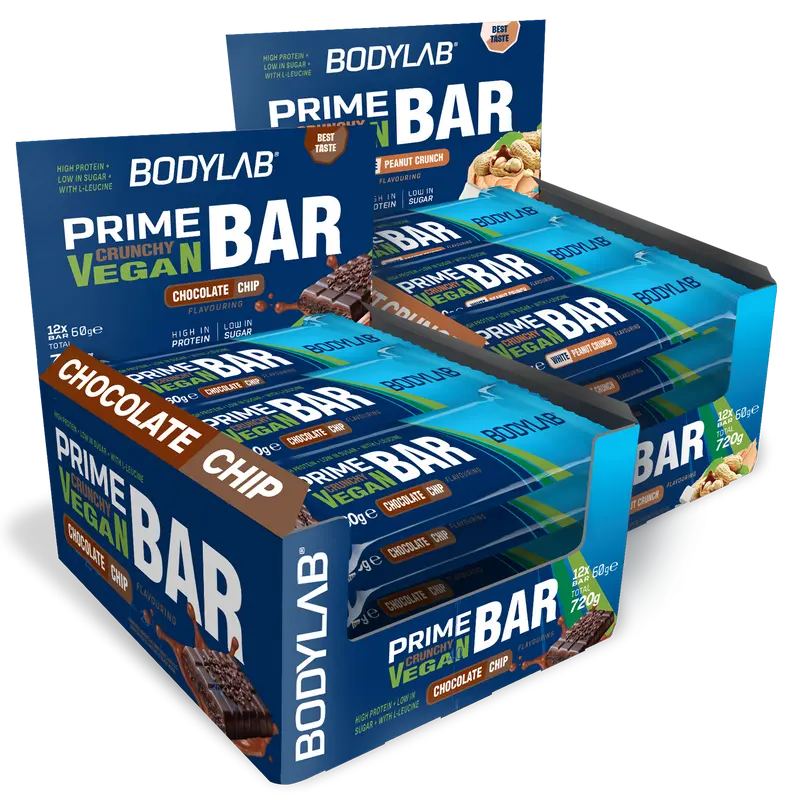 2 x Prime Crunchy Vegan Bar (12x60g)