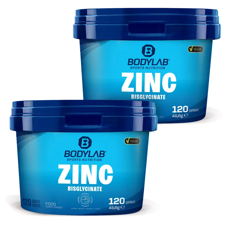 2 x Zinc Bisglycinate (je 120 Kapseln)