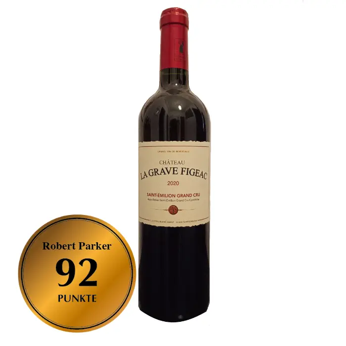 2020 Château La Grave Figeac, Bordeaux, Frankreich