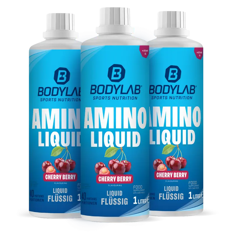 3 x Amino Liquid Cherry Berry (1000ml)