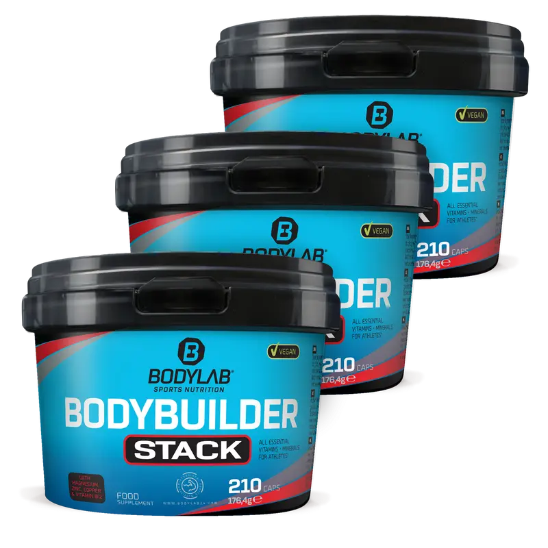 3 x Bodybuilder Stack (210 Kapseln)