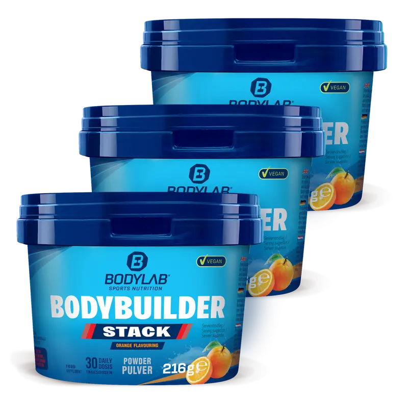 3 x Bodybuilder Stack Powder (je 216g)