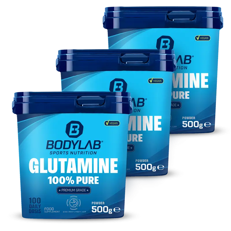 3 x Bodylab24 Glutamin Powder (je 500g)
