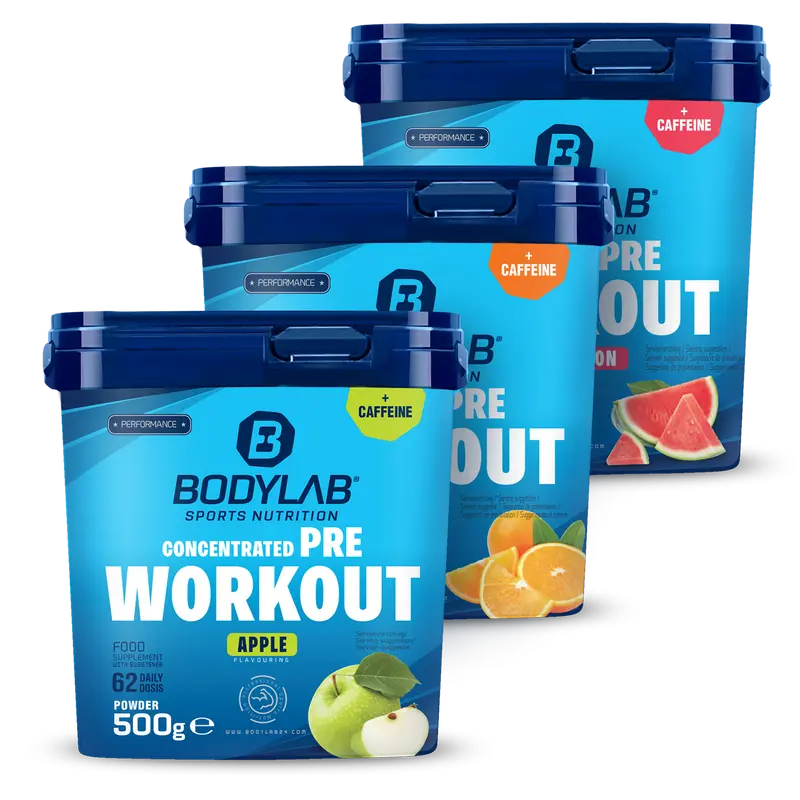 3 x Concentrated Pre Workout (500g)