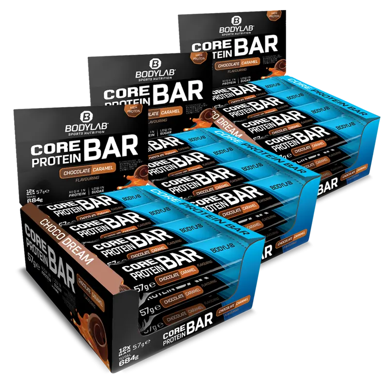 3 x Core Protein Bar (je 12 x 57g)