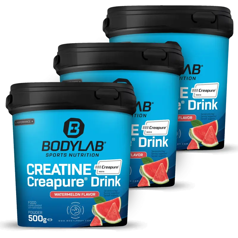 3 x Creatine Creapure® Drink (je 500g)