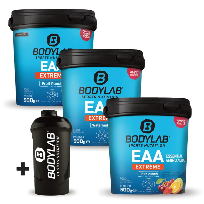 3 x EAA Extreme (je 500g) + Shaker