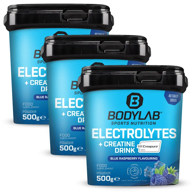 3 x Electrolytes + Creatine Drink (je 500g)