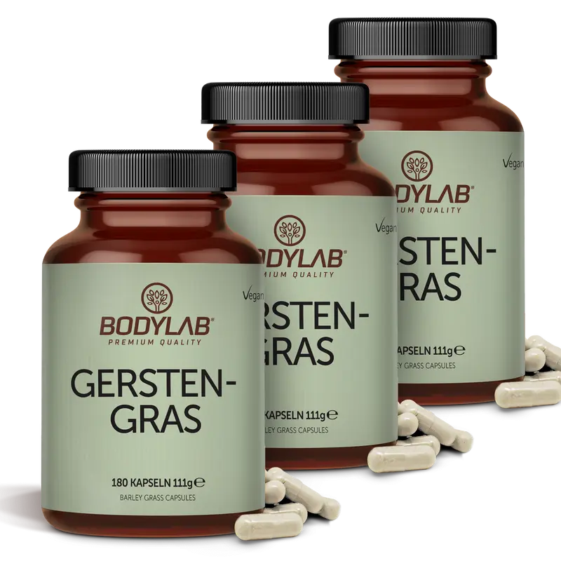 3 x Gerstengras in Kapselform (3 x 180 Kapseln)