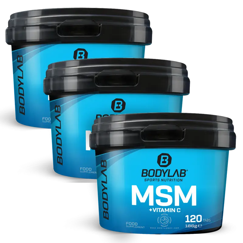 3 x MSM + Vitamin C (120 Tabletten)