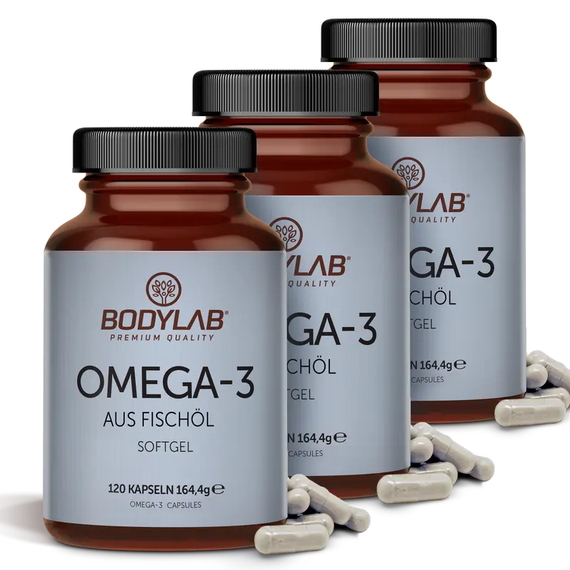 3 x Omega-3 aus Fischöl Softgel (3 x 120 Kapseln)