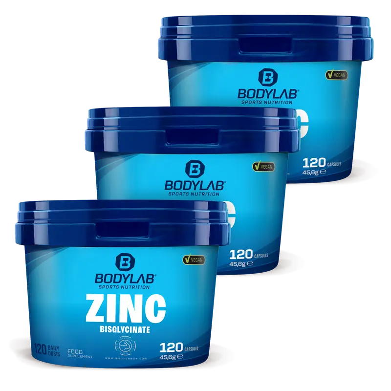 3 x Zinc Bisglycinate (je 120 Kapseln)