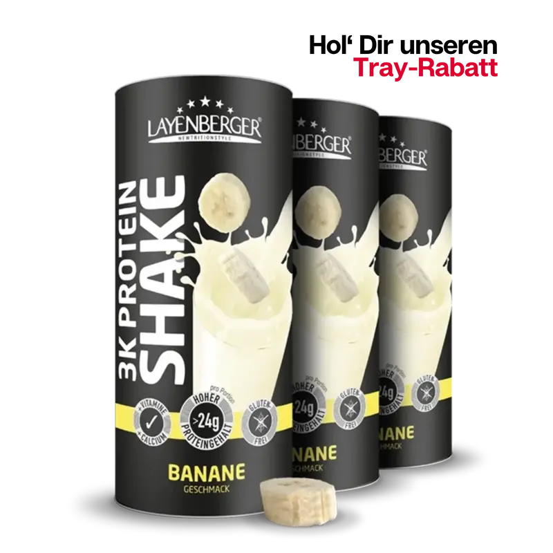 3K PROTEIN SHAKE Banane 3er Karton