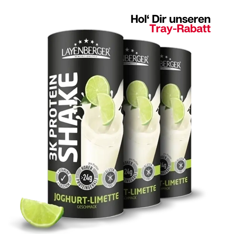 3K PROTEIN SHAKE Joghurt Limette 3er Karton