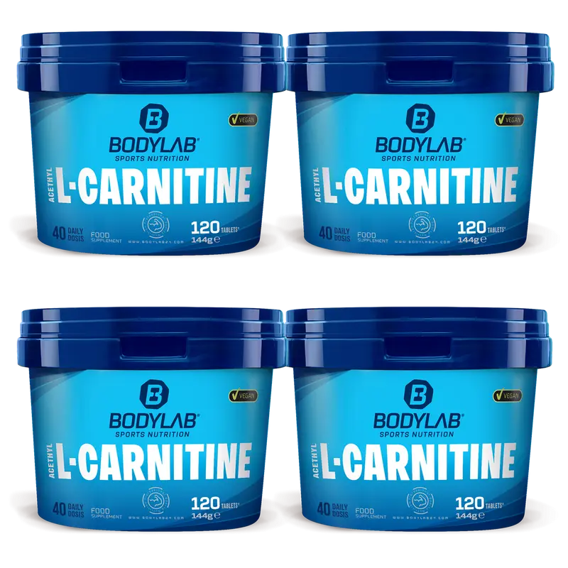 4 x Bodylab24 Acetyl L-Carnitine (je 120 Tabletten)