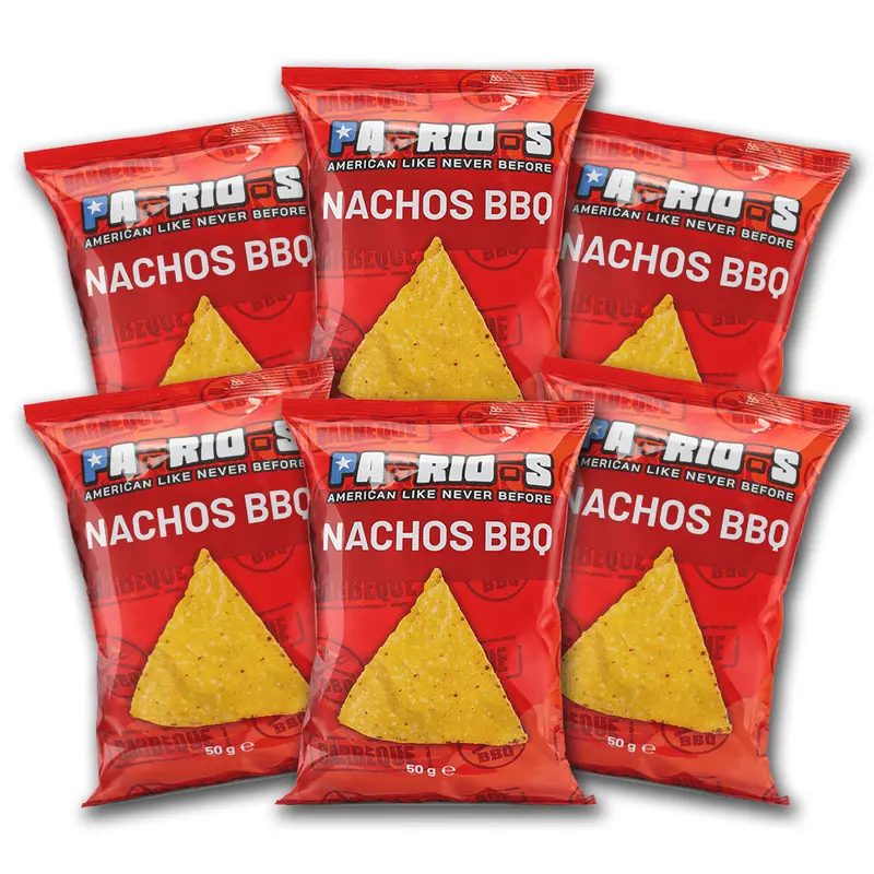 6x Patriots BBQ-Nachos, BBQ-Nachos 50g