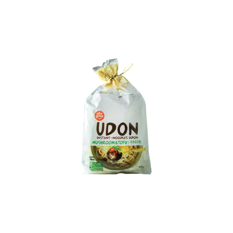 ALLGROO Udon Nudeln, Tofu und Pilze 690g