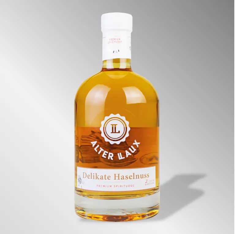 ALTER LAUX Delikate Haselnuss - Haselnusslikör - 500ml / 200 ml Flasche
