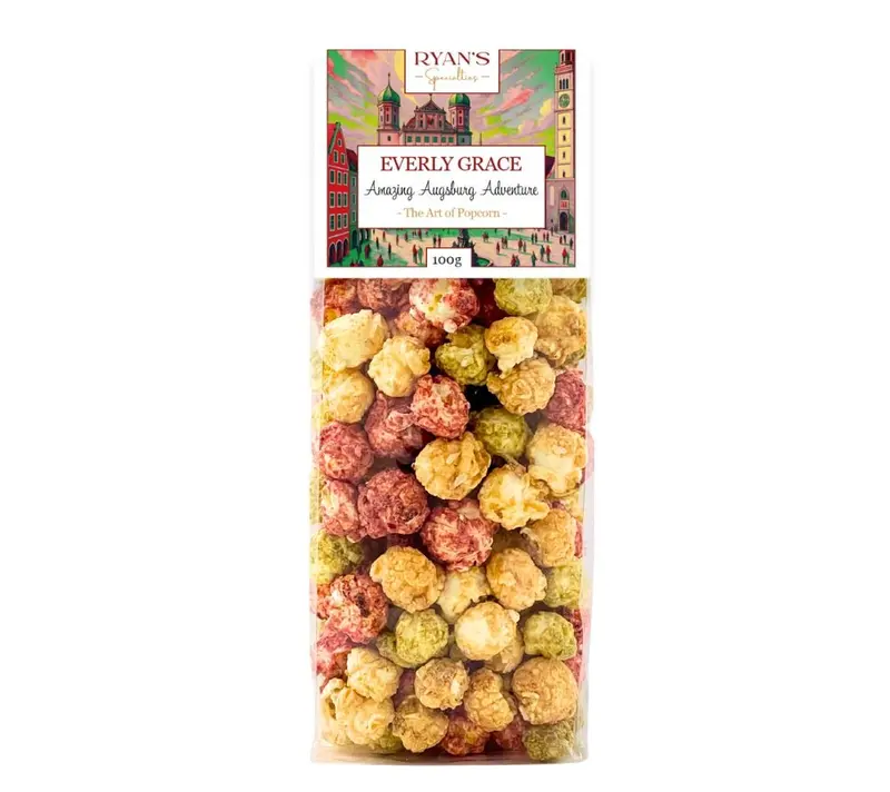 Amazing Augsburg Adventure Popcorn von Everly Grace (100 g-Beutel)