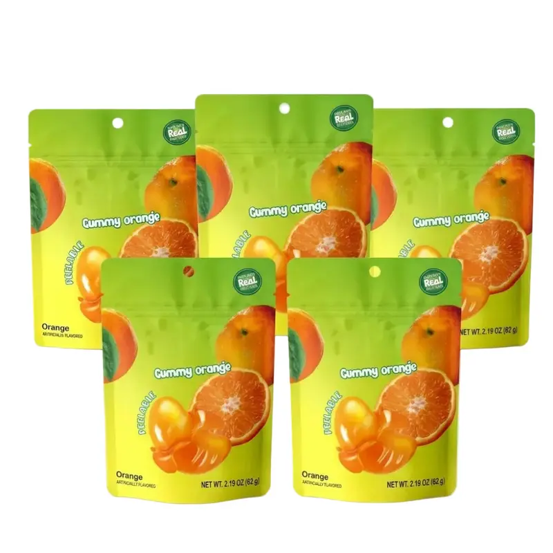 Amos Peelerz Fruchtgummi Orange 5 x 65g