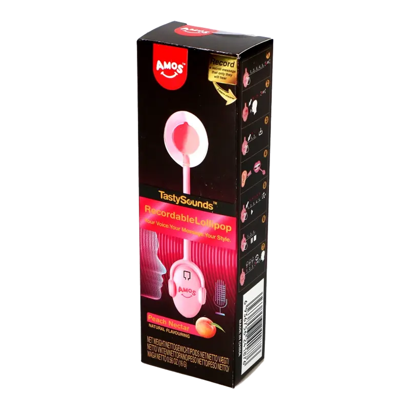 AMOS Tasty Sounds Lollip. Peach Recordable 16G