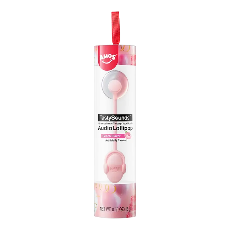 AMOS Tasty Sounds Lollip. Peach w.Music BGirl 16G