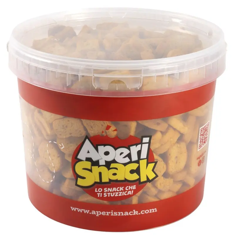 Aperisnack Mediterrane Crostini, Crostini mit Tomatengeschmack, Öl und Oregano von 1kg