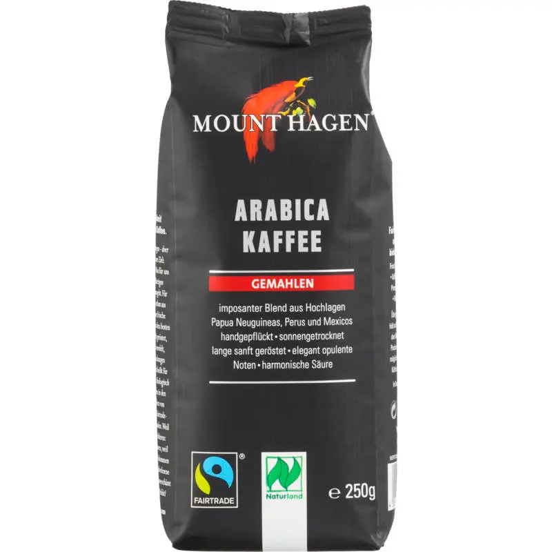 Arabica Röstkaffee, gemahlen