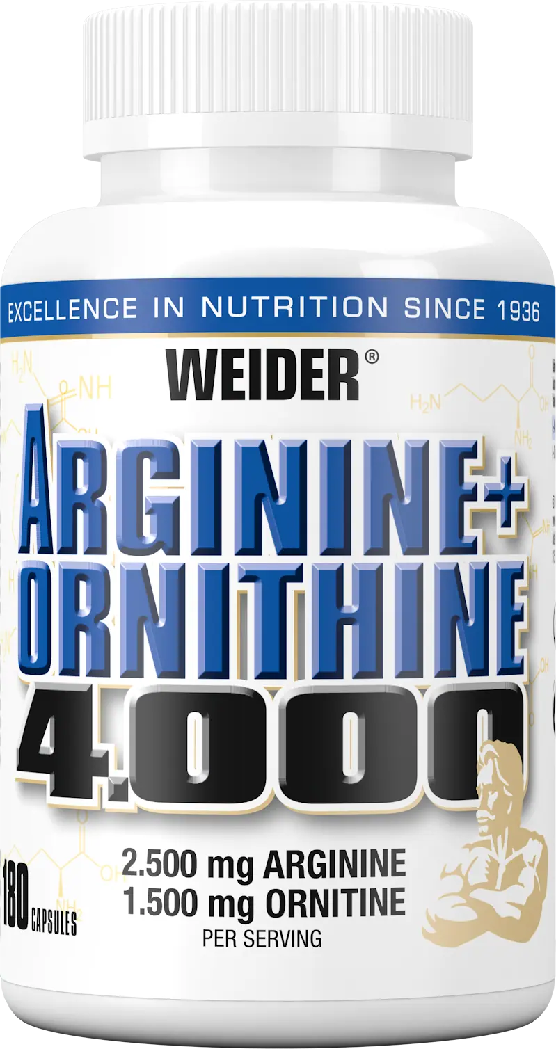 Arginine + Ornithine 4.000 (180 Kapseln)