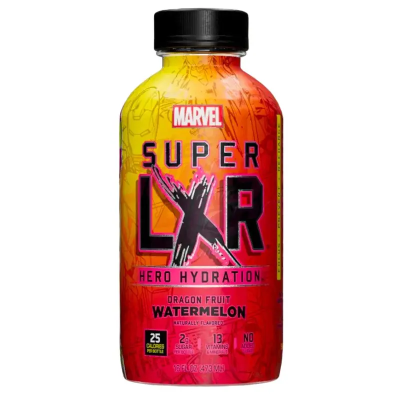 AriZona x Marvel Super LXR Hero Watermelon, energy drink mit Wassermelonengeschmack von 473 ml