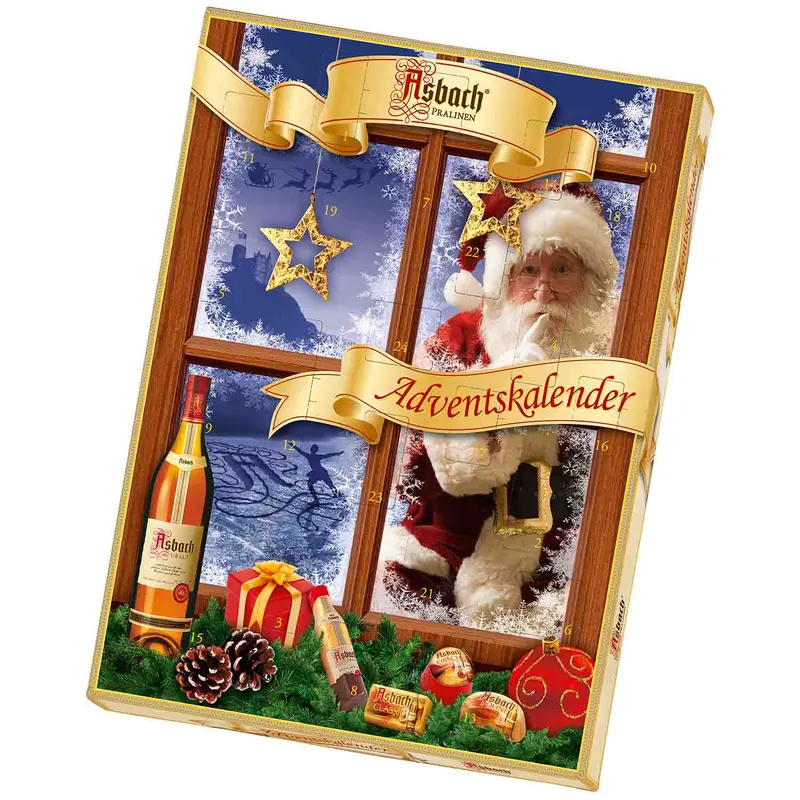 Asbach Pralinen Adventskalender Wohlfühlwelt 260g