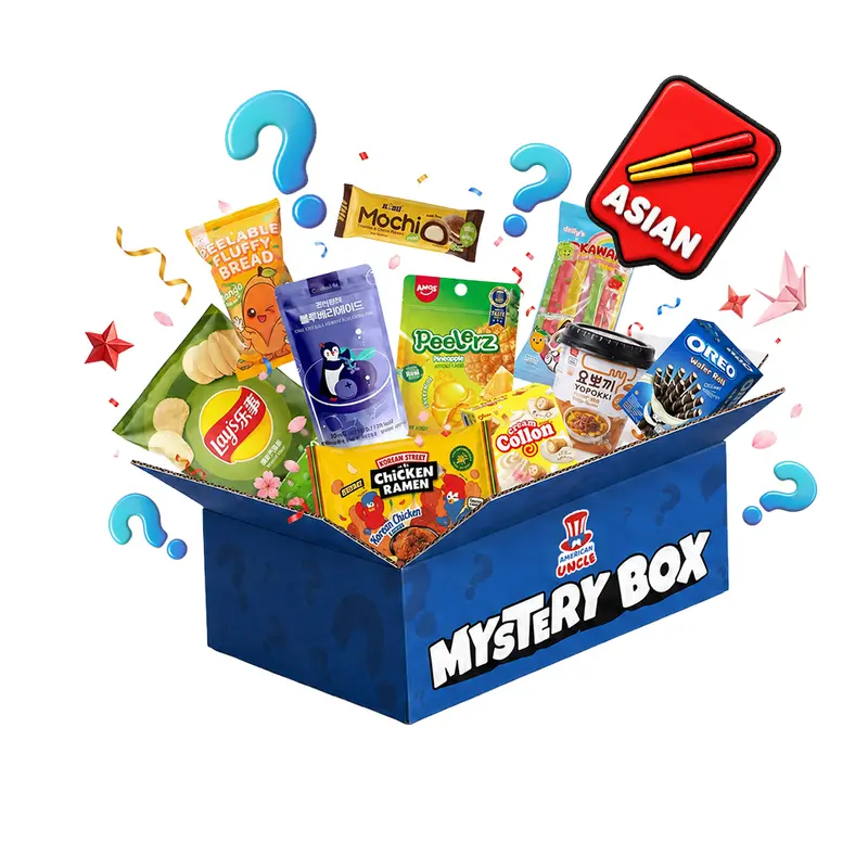 Asiatisches Geheimnis Box, 10 snack asiatische Überraschungen