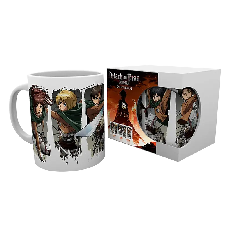 ATTACK ON TITAN Mug 320ml Characters Montage