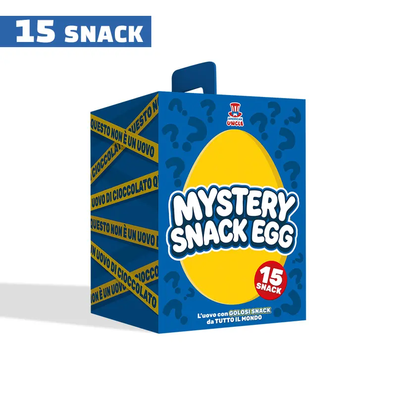 AU Mystery Snack Egg, Ei mit 15 snack süßen und herzhaften Überraschungen