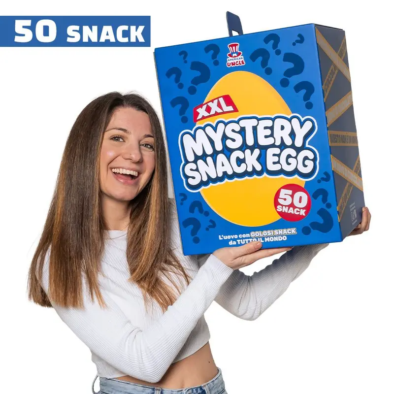 AU Mystery Snack Egg XXL, 50er Ei snack süße und herzhafte Überraschungen