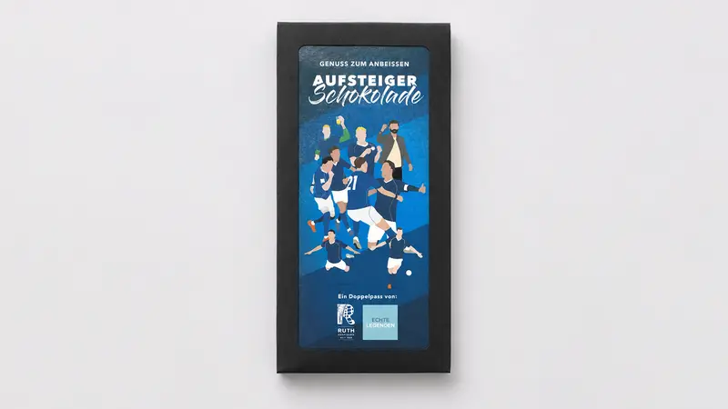 Aufsteigerschokolade "Doppelpass"